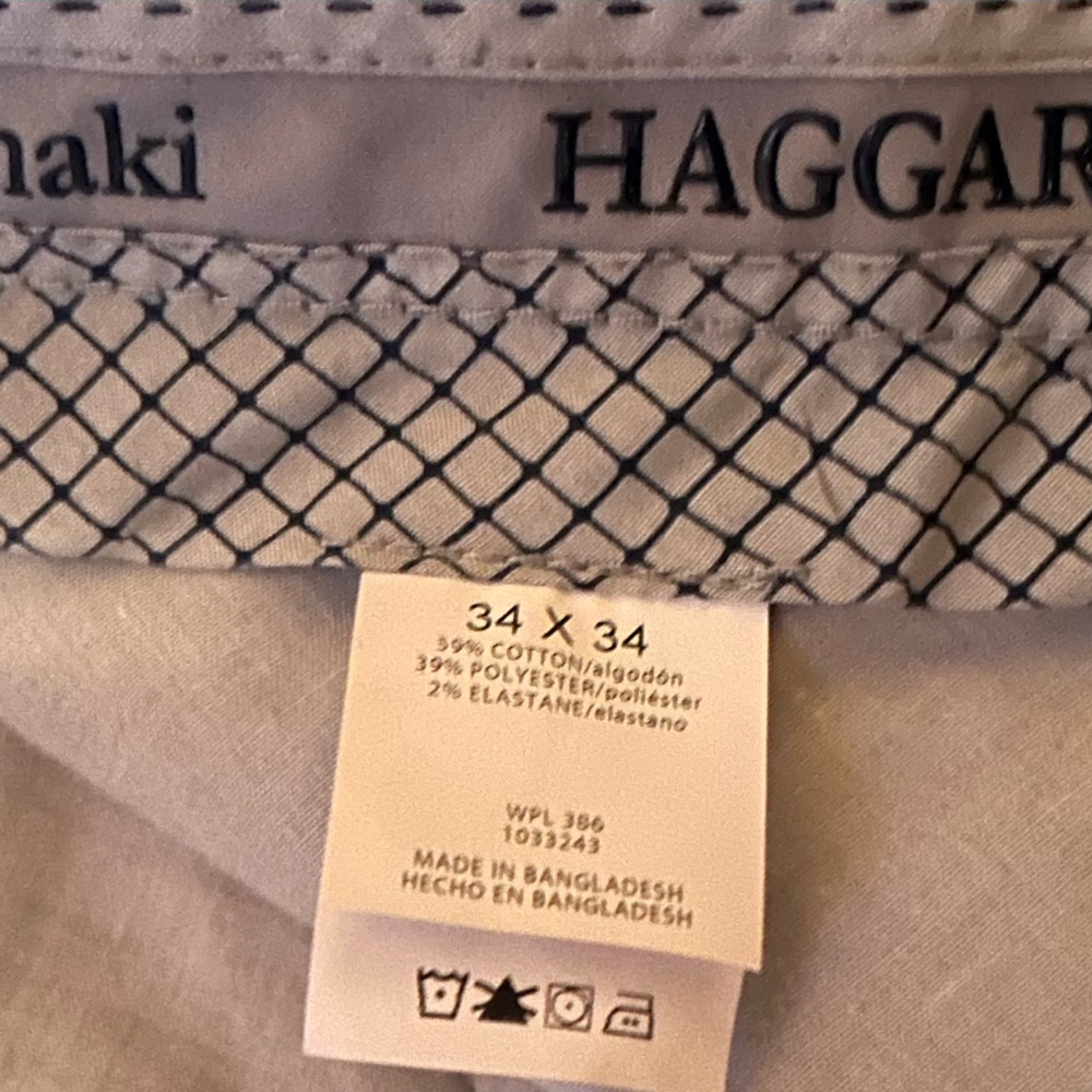 Haggar men’s premium comfort classic fit flat front dress pants *NEVER WORN*